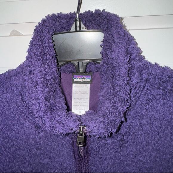 Patagonia Women's Los Gatos Fleece Jacket Purple Medium - Picture 3 of 6